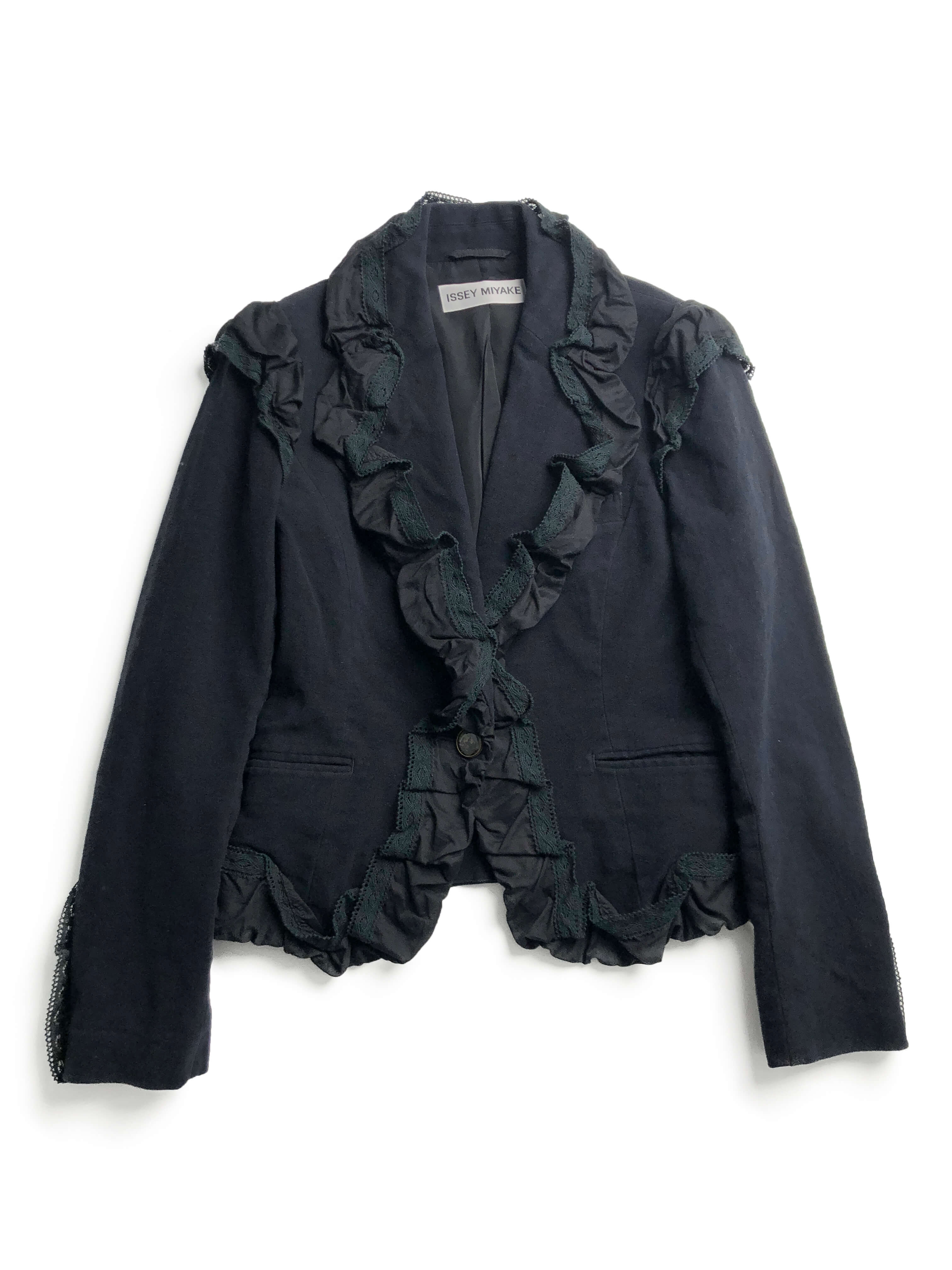 ISSEY MIYAKE 2005aw lace moleskin jacket