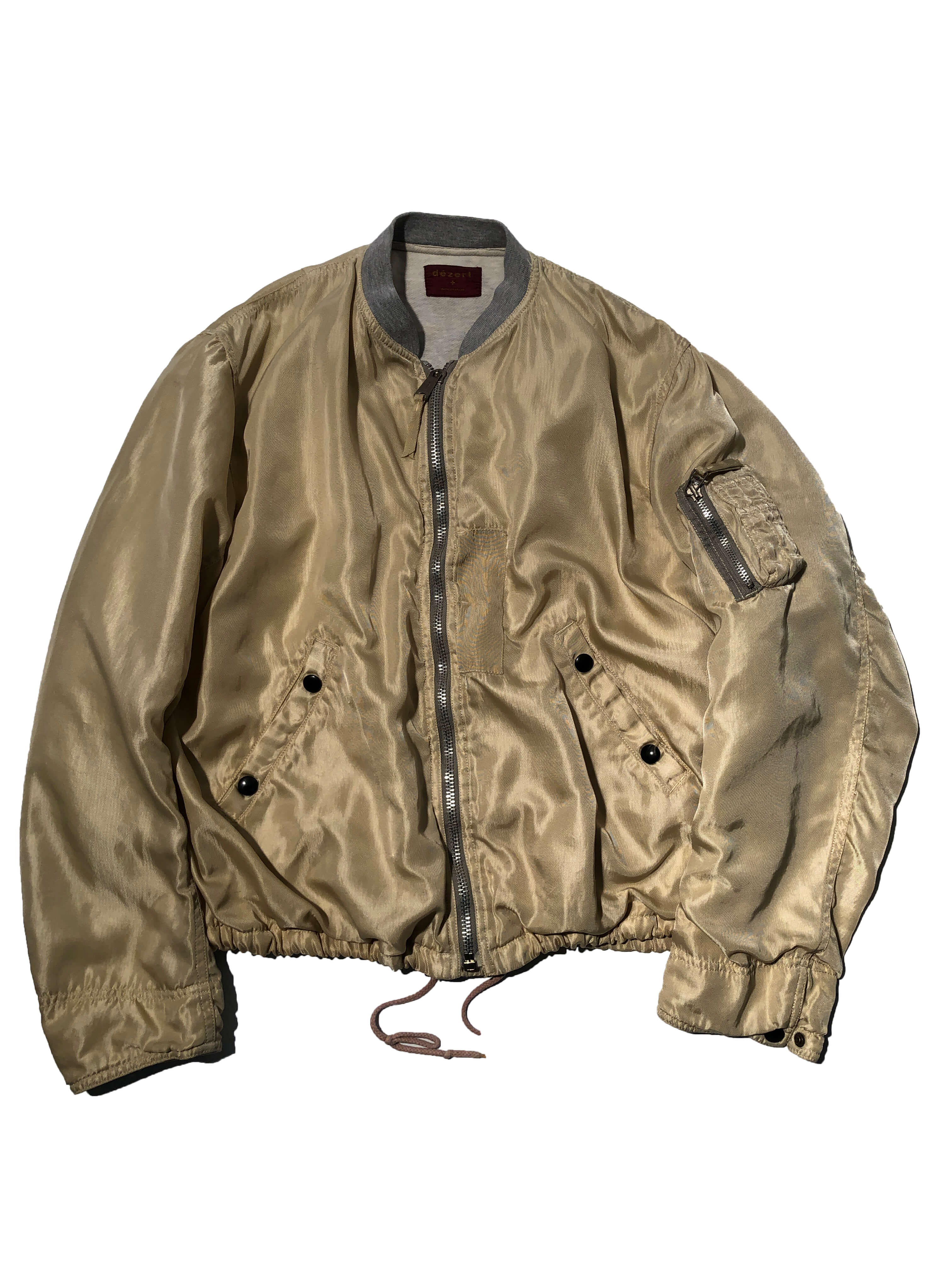 dezert+ nylon bomber jacket - ASYM